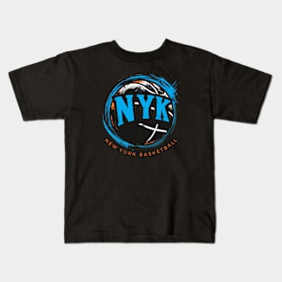 New York Knicks, vintage retro style, 1946 Kids T-Shirt